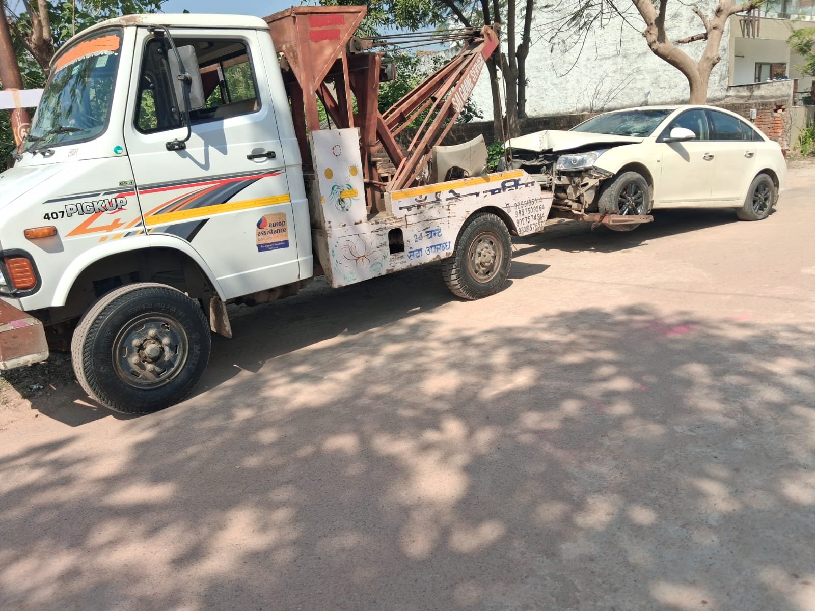 Sai Crane Service Agra - towing and crane work