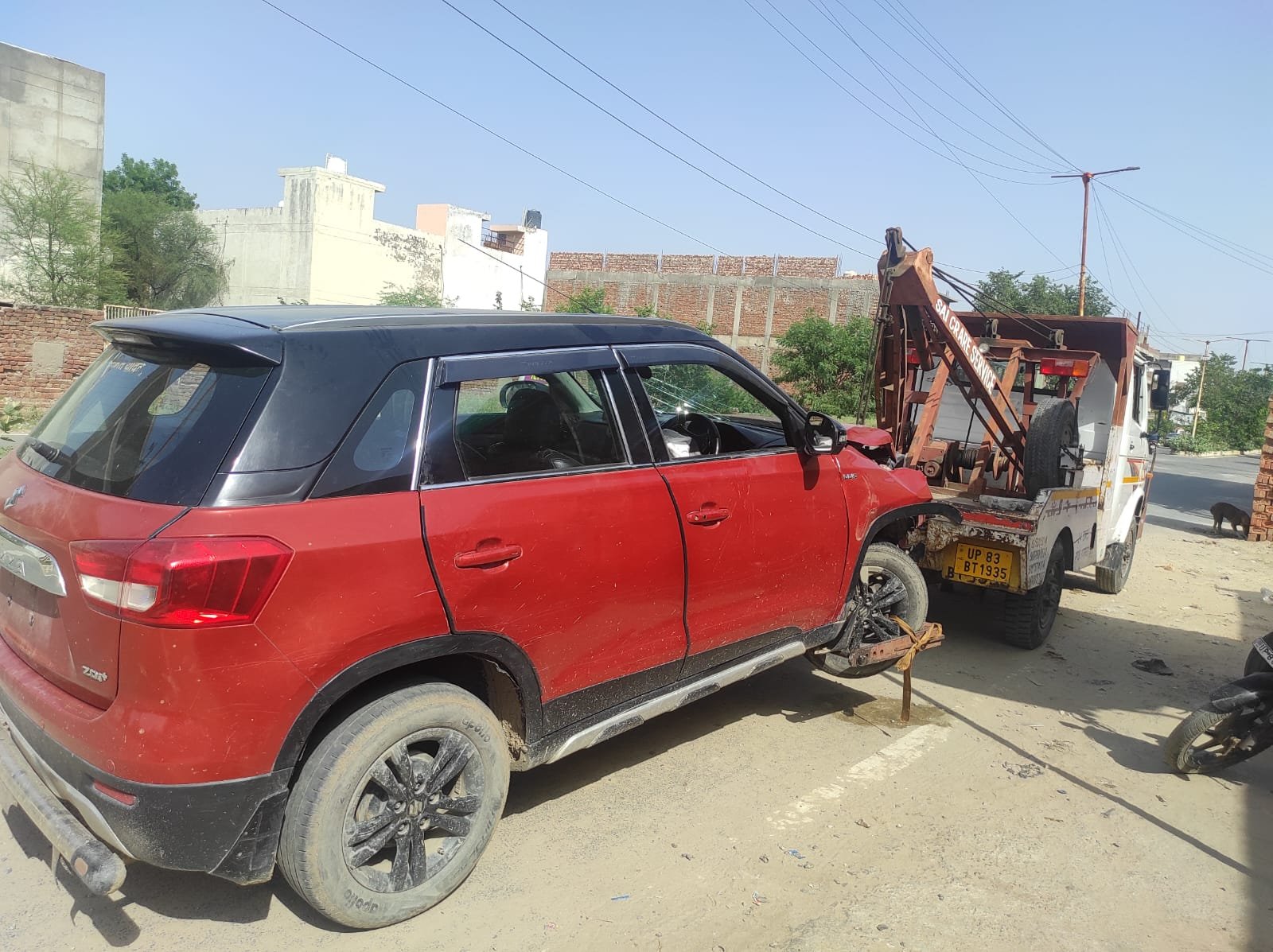 Sai Crane Service Agra - towing and crane work