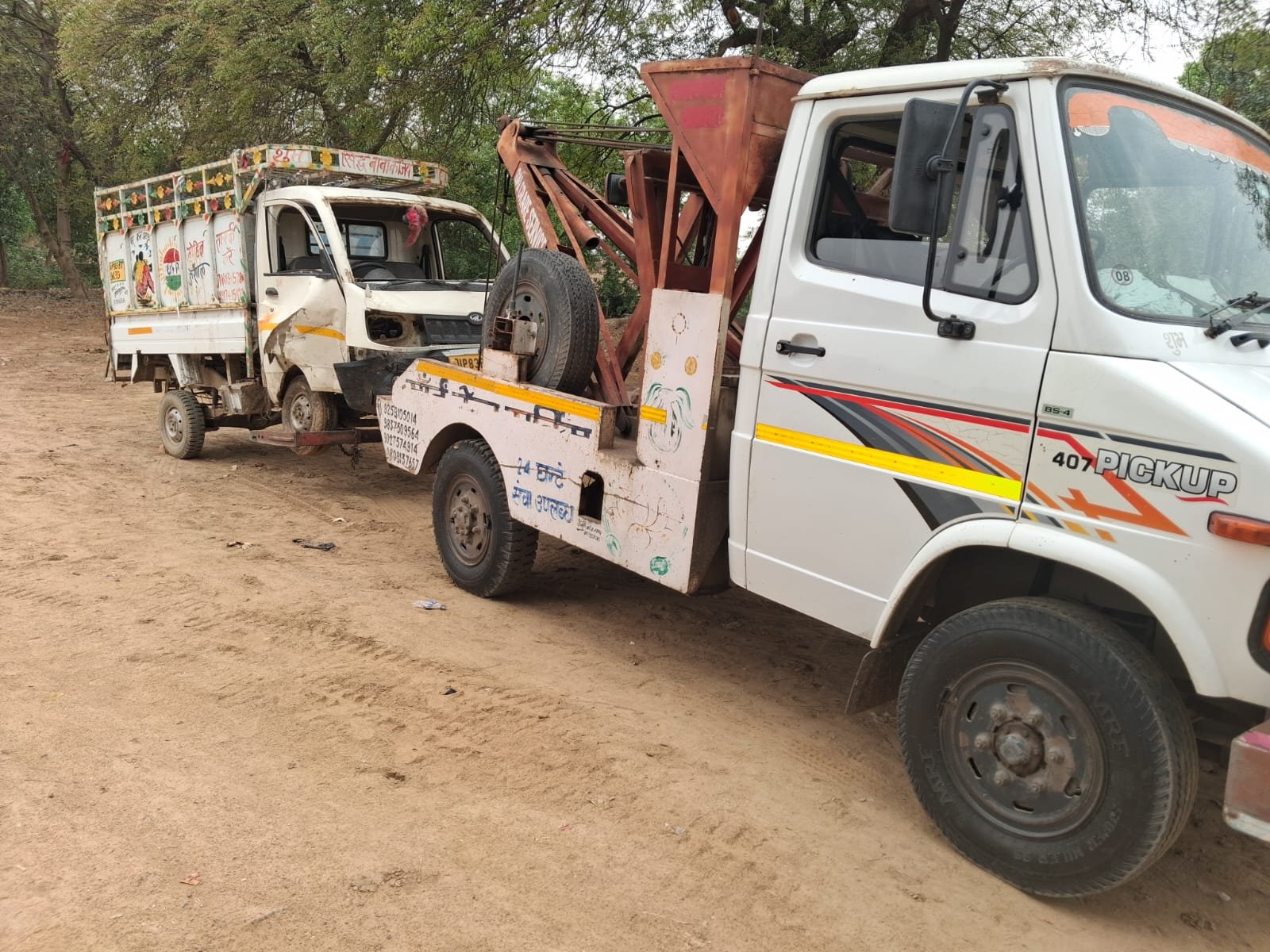 Sai Crane Service Agra - towing and crane work